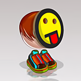 Masque Smiley Tire-Langue