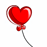 Ballon volant : Coeur