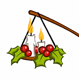 Lampion Bougies de Noël