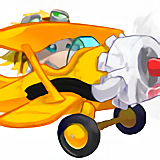 MONTURE : Avion Biplan