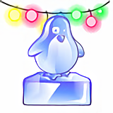 Statue de Glace : Pingouin