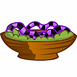 Compotée de vers des sables sur son lit d'algues